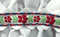 Narrow Jacquard Ribbon (15",20",25")